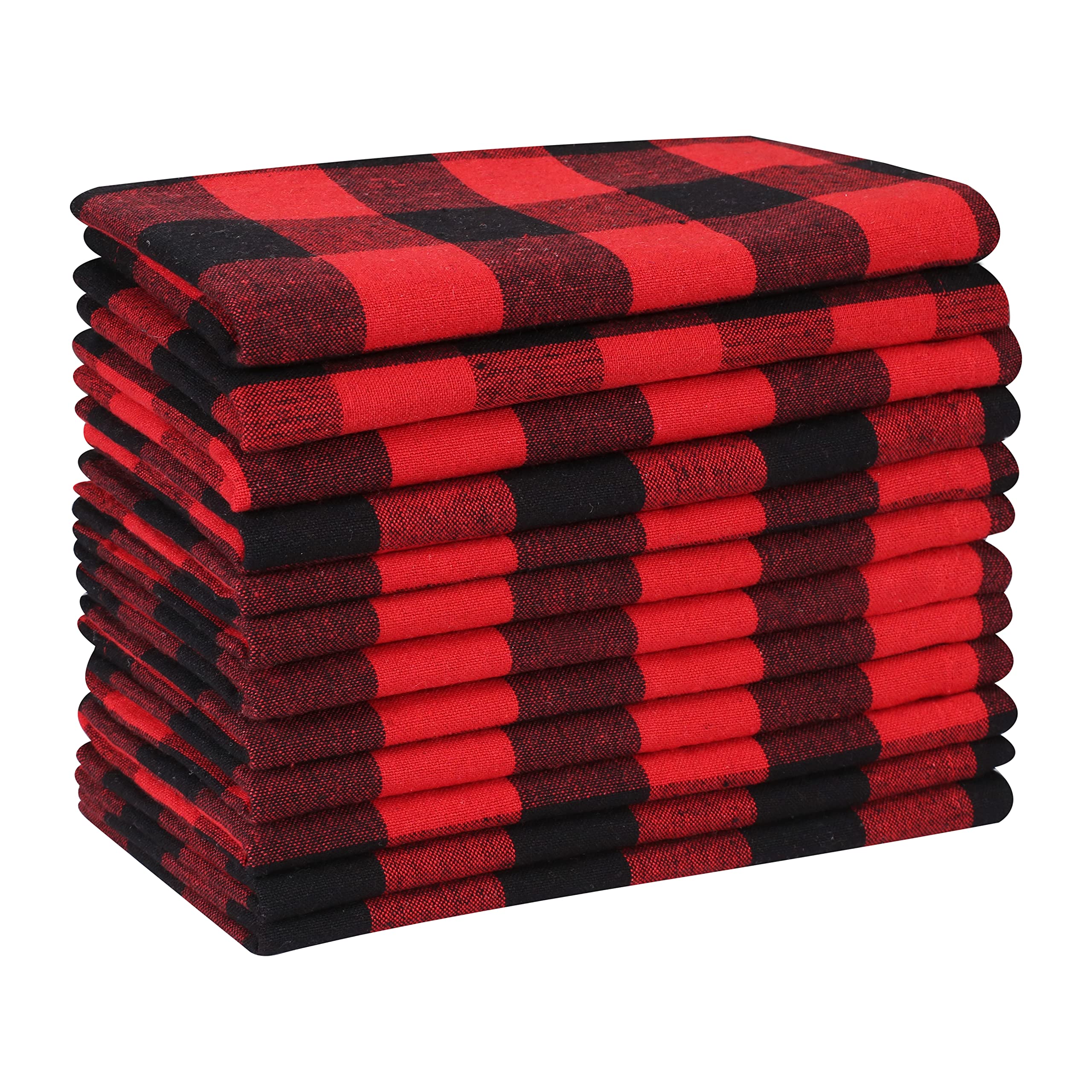 Ramanta Home Conjunto de 12 servilletas apiladas para ocasiones o uso diario
