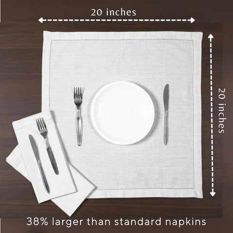 Ramanta Home: servilletas lavables a máquina para fácil mantenimiento.