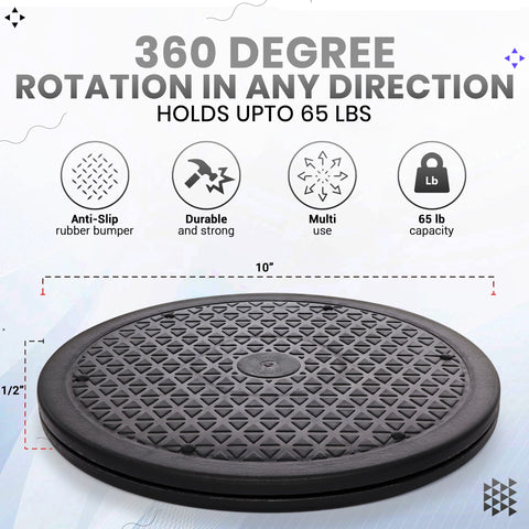 RamPro bandeja giratoria ideal para ordenador, permite girar sin esfuerzo.