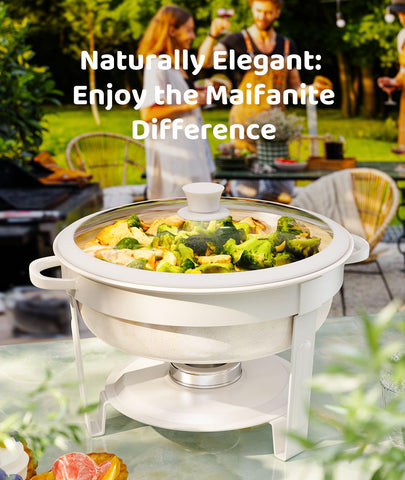 RAMVIC diseño natural con Maifanite: estilo elegante para eventos