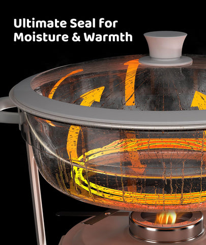 RAMVIC chafing dish con recubrimiento Maifanite: mejor retención de calor y sabor