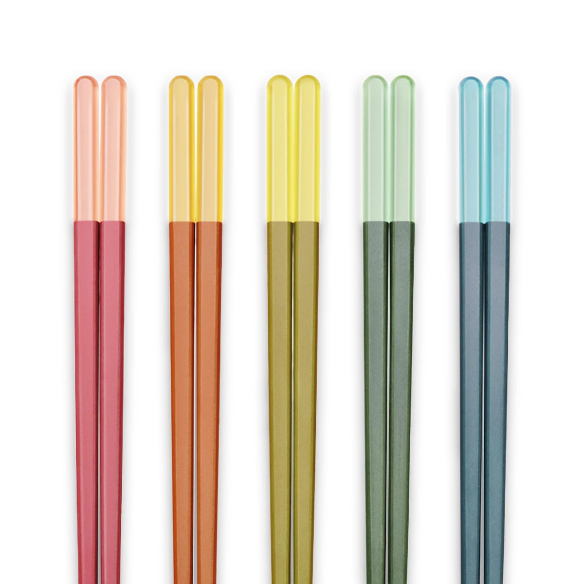 Palillos Random Mood en colores fríos tipo hielo brumoso, elegantes y duraderos para uso diario.