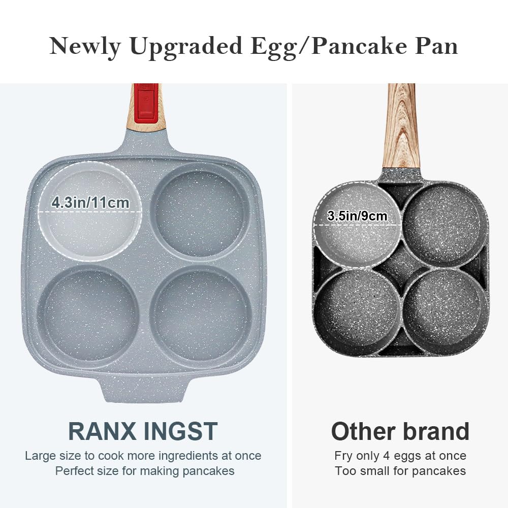 Sartén RANX INGST apta para inducción, cocina rápida y uniforme.