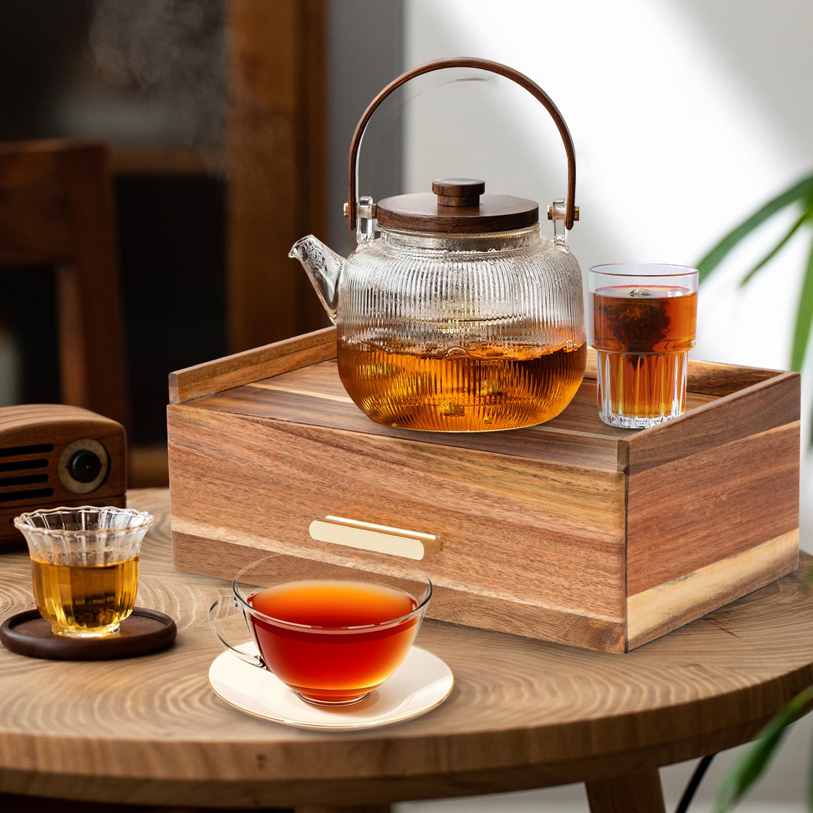 Ranxfloats ambiente-madera acabado natural se integra como acento decorativo.