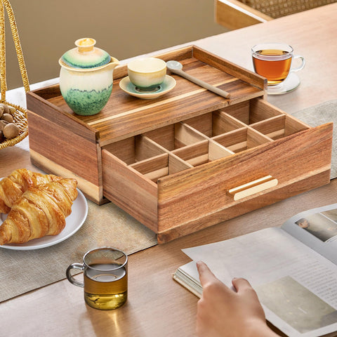 Ranxfloats uso-diario-te-almacenaje ideal para té, especias y accesorios pequeños.