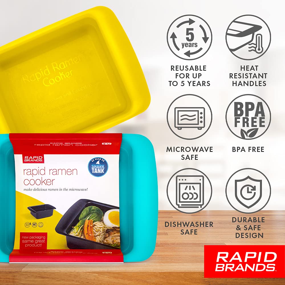 Rapid Ramen Cooker apto para lavavajillas y limpieza fácil