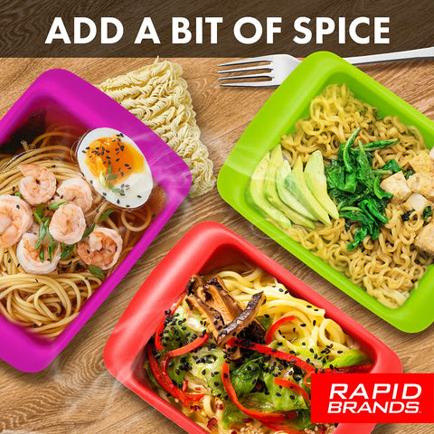 Rapid Ramen Cooker mango resistente al calor para manejo seguro