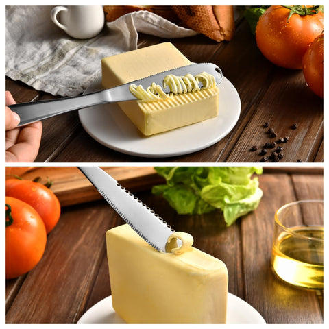 RASRIA cuchillo multiuso de mantequilla para pan y queso.