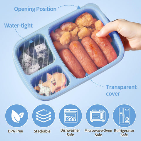 Apto para microondas para calentar la comida rápidamente.