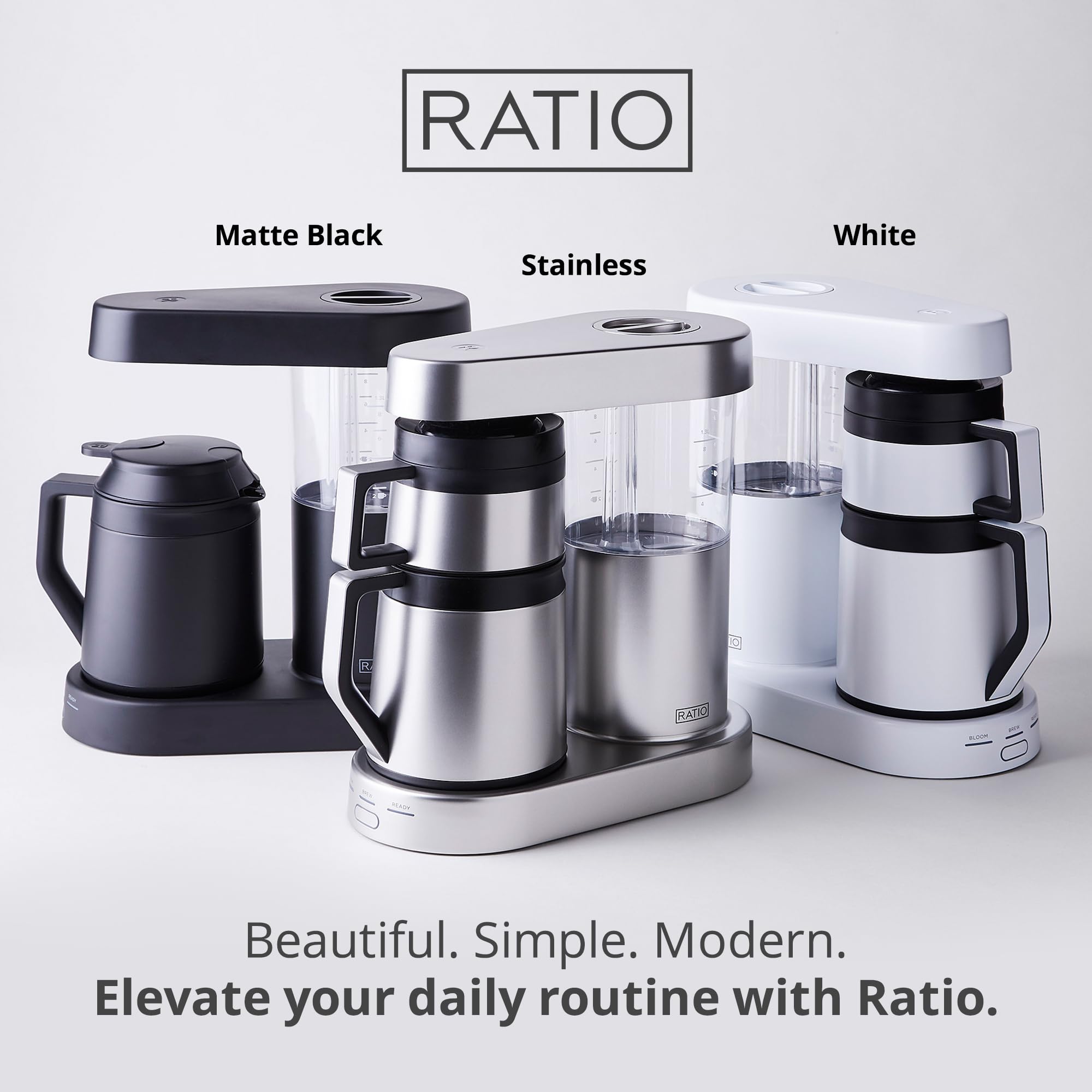 Ratio Six Series 2 facilidad de limpieza, diseño sin piezas móviles.