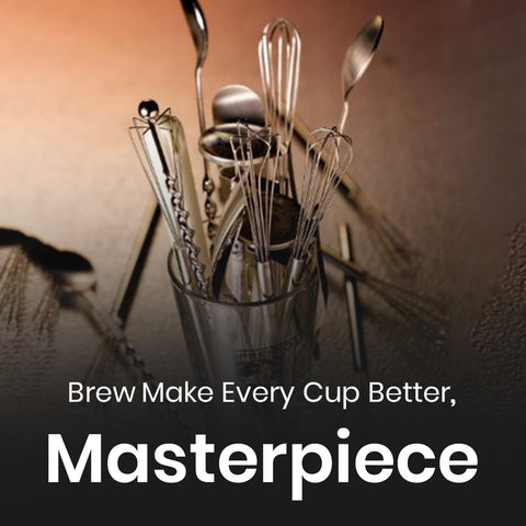 Rattleware batidora espresso dientes cubiertos de silicona para mayor durabilidad y limpieza.