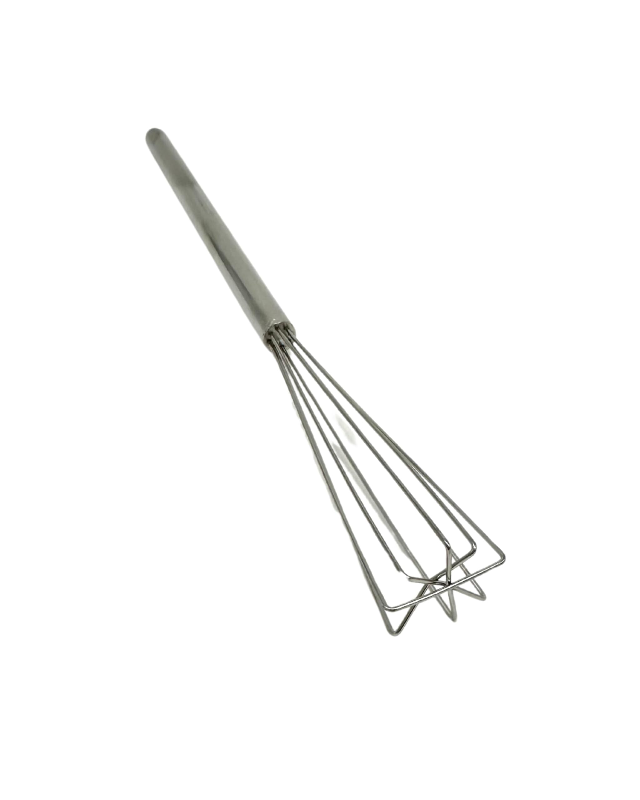 Rattleware batidora espresso diseño triangular de acero inoxidable para uso diario en cafetería.