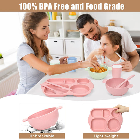 Ratulie material de trigo libre de BPA, opción natural para comer