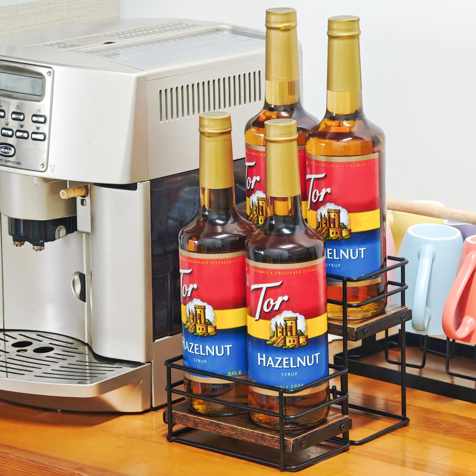 RAUMRIGGE: capacidad de 4 botellas de 750 ml para bar.