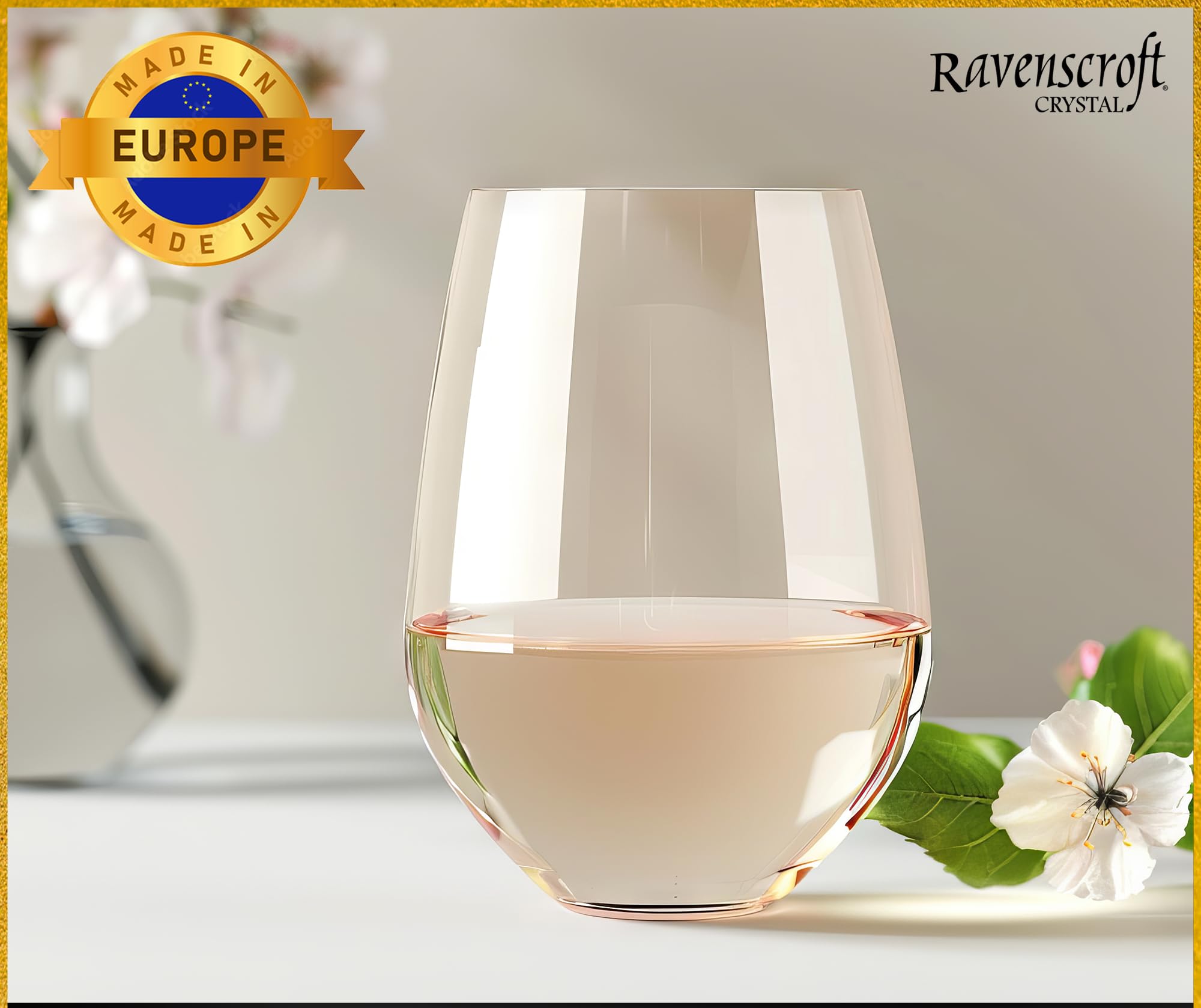 Set de 6 copas Ravenscroft regalo ideal para bodas.