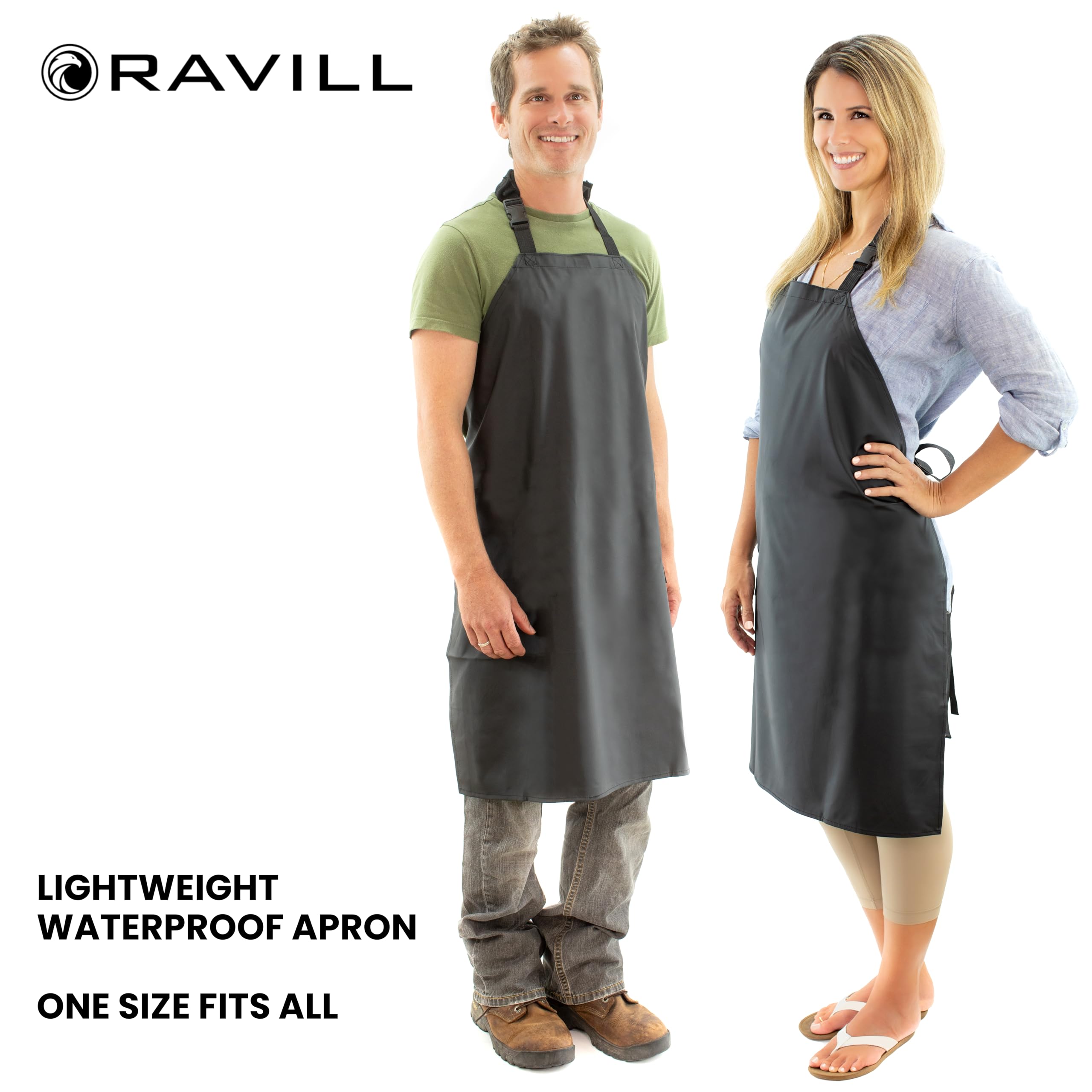 Delantal Ravill impermeable para lavado de platos y limpieza