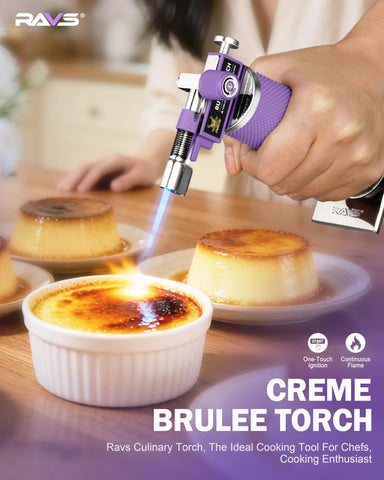 Soplete RAVS con base antivuelco para mayor estabilidad.