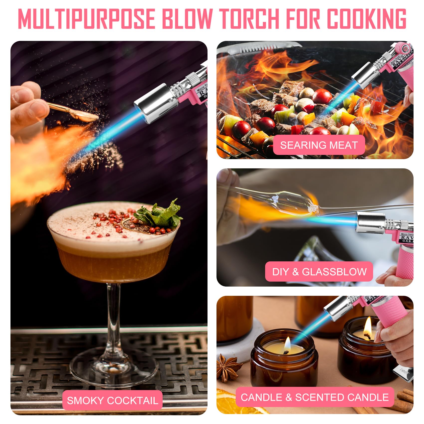 RAVS torcha culinaria para uso en exteriores y camping