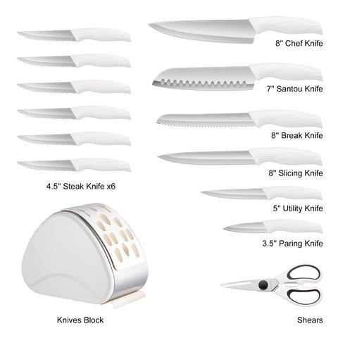 Cuchillo chef RAXCO con mango ergonómico para comodidad en largas sesiones de cocina