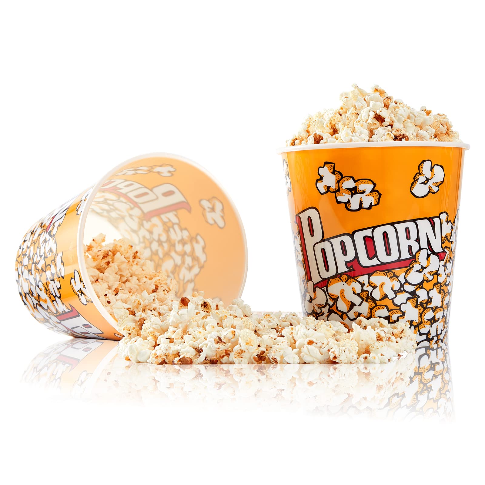 RAYMEA, conjunto de dos contenedores para palomitas, estilo retro, ideal para noches de cine en casa.