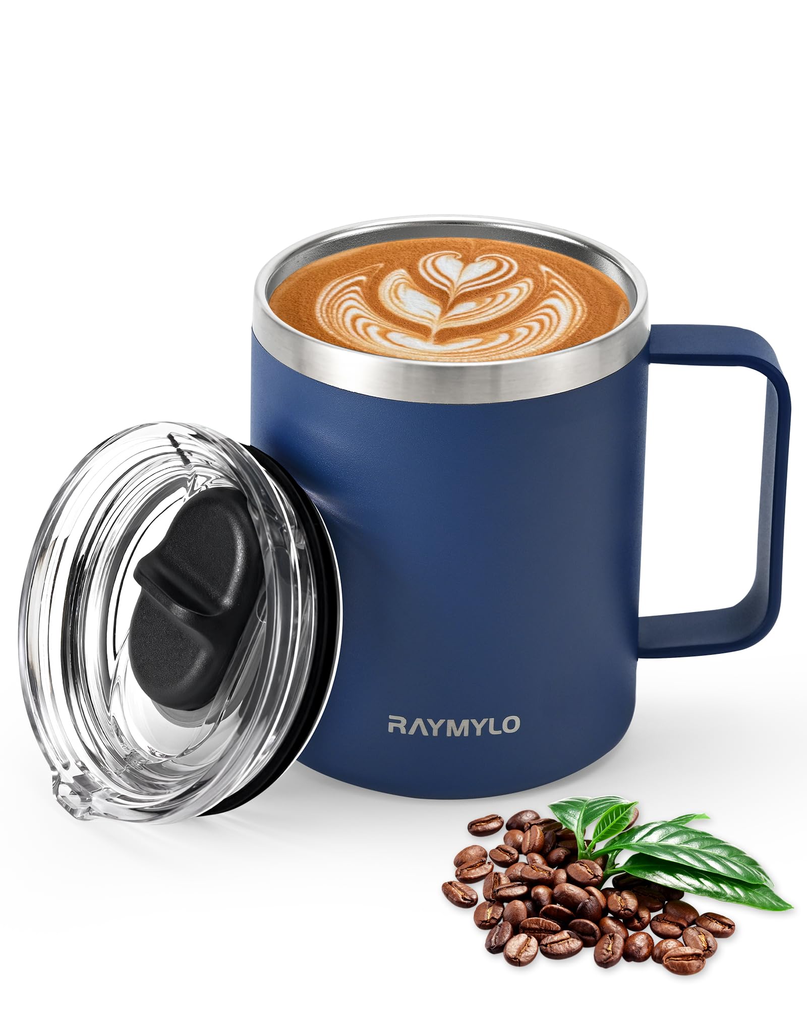 Taza RAYMYLO con doble pared para bebidas frías o calientes.