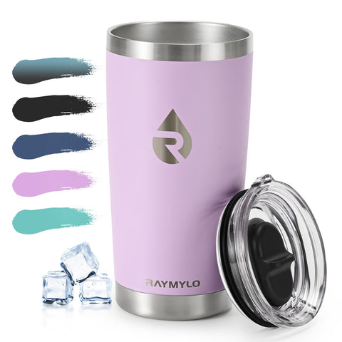 Raymylo taza termica de doble pared 20 onzas, ideal para conservar el calor.