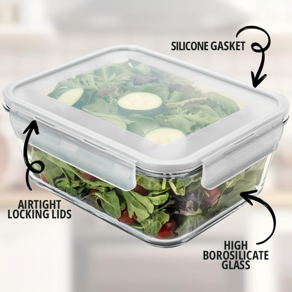 Razab contenedor apto para horno, tapa sin BPA.