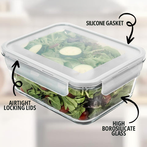 Razab contenedor apto para horno, tapa sin BPA.
