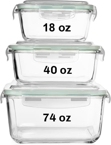 Razab contenedor de 74 oz con tapa hermética para conservar frescura