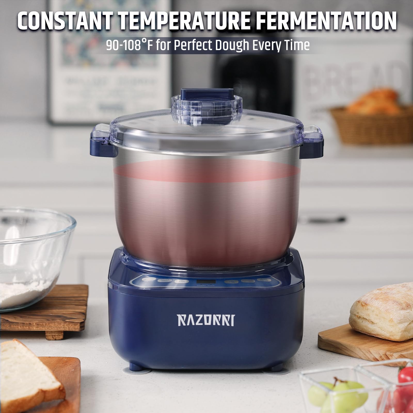 Razorri fermentación con temperatura estable para levados consistentes.