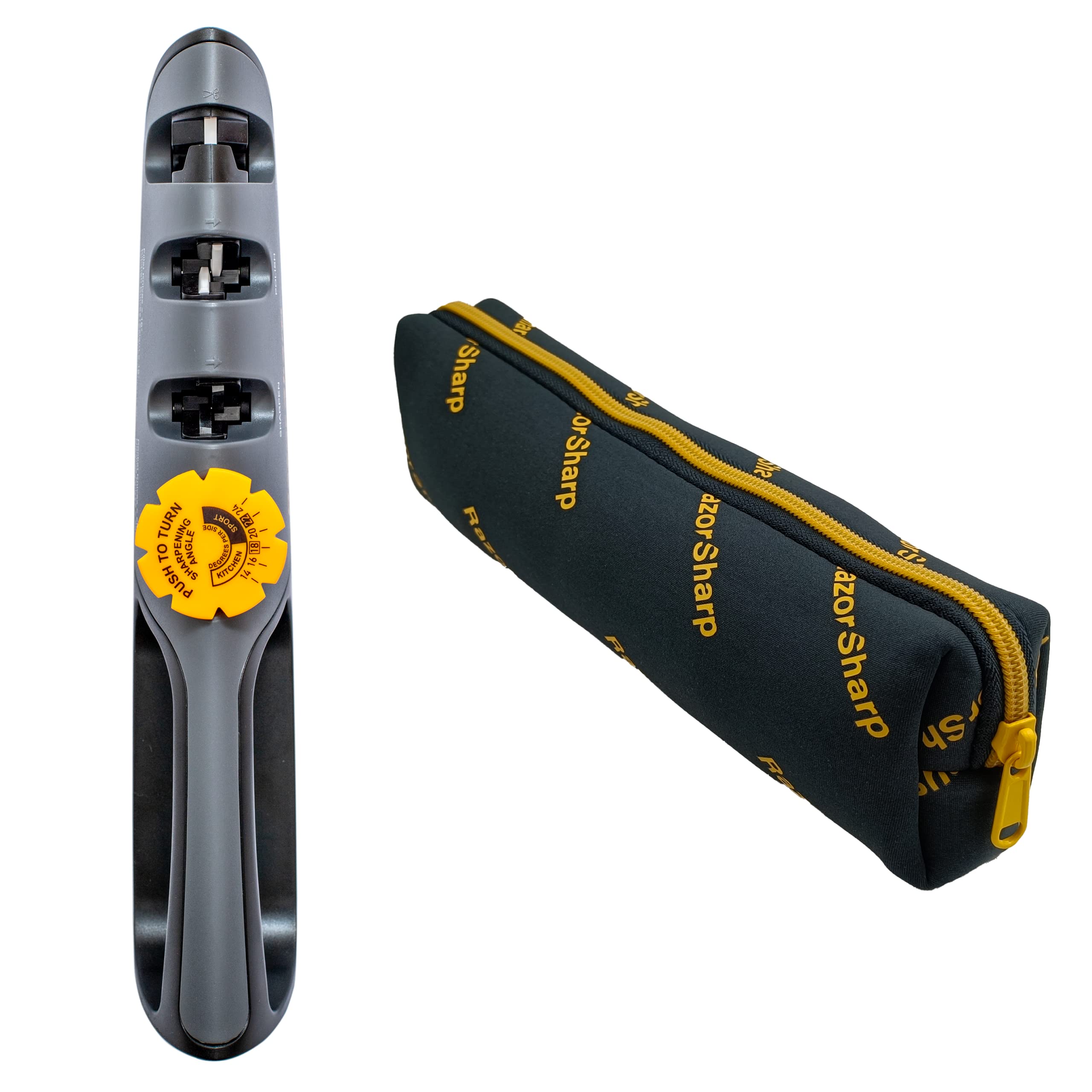Razorsharp compatible con cuchillos de precisión y chef.
