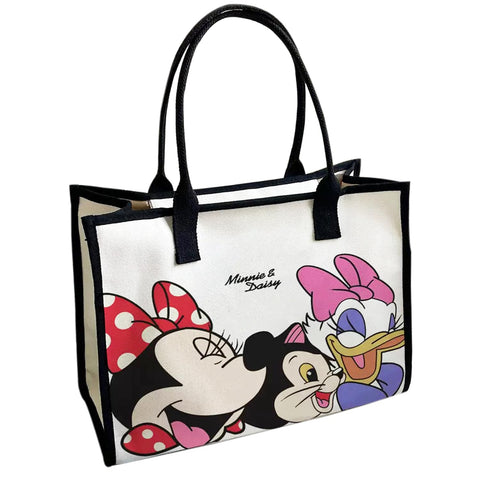 RCJERA bolsa lona con diseño-ilustración divertida, ideal para uso diario.