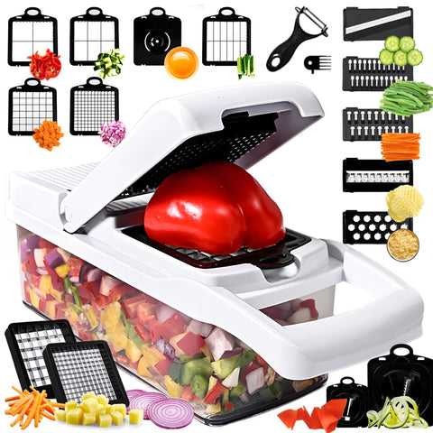 RCOMG cortadora 25 en 1, vista general para cortar verduras con facilidad