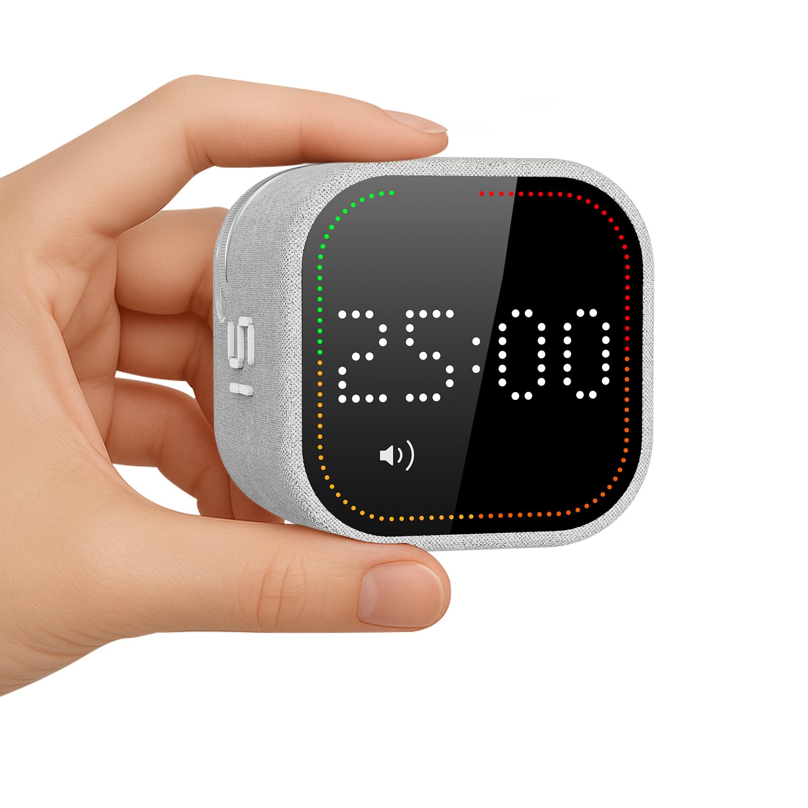 REACHER cubo pomodoro con dial rotatorio para temporización precisa.