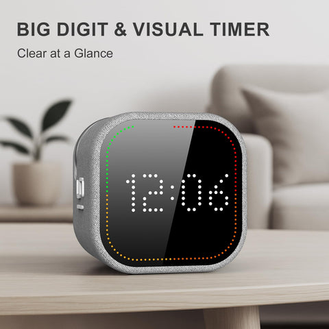 REACHER cubo pomodoro tamaño compacto cabe en cualquier escritorio.