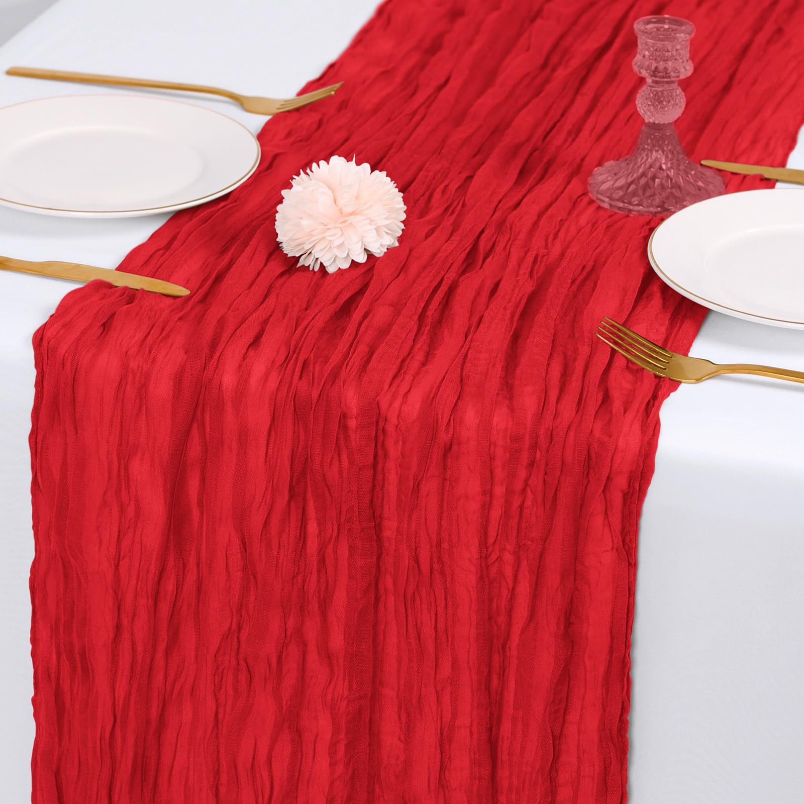 Conjunto de 14 piezas RealBox gasa roja para eventos