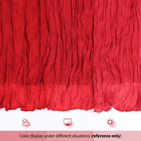 Decoración versátil RealBox gasa roja para múltiples ocasiones