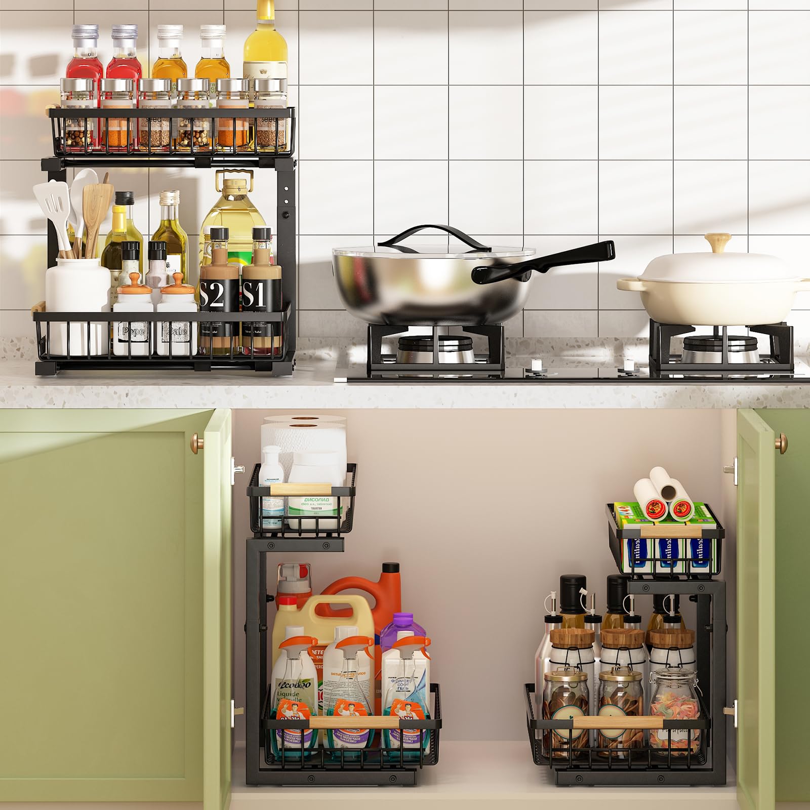 REALINN acero resistente para uso diario en cocina o baño