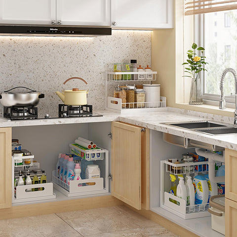 Realinn Usos múltiples para cocina y baño mantienen todo ordenado.