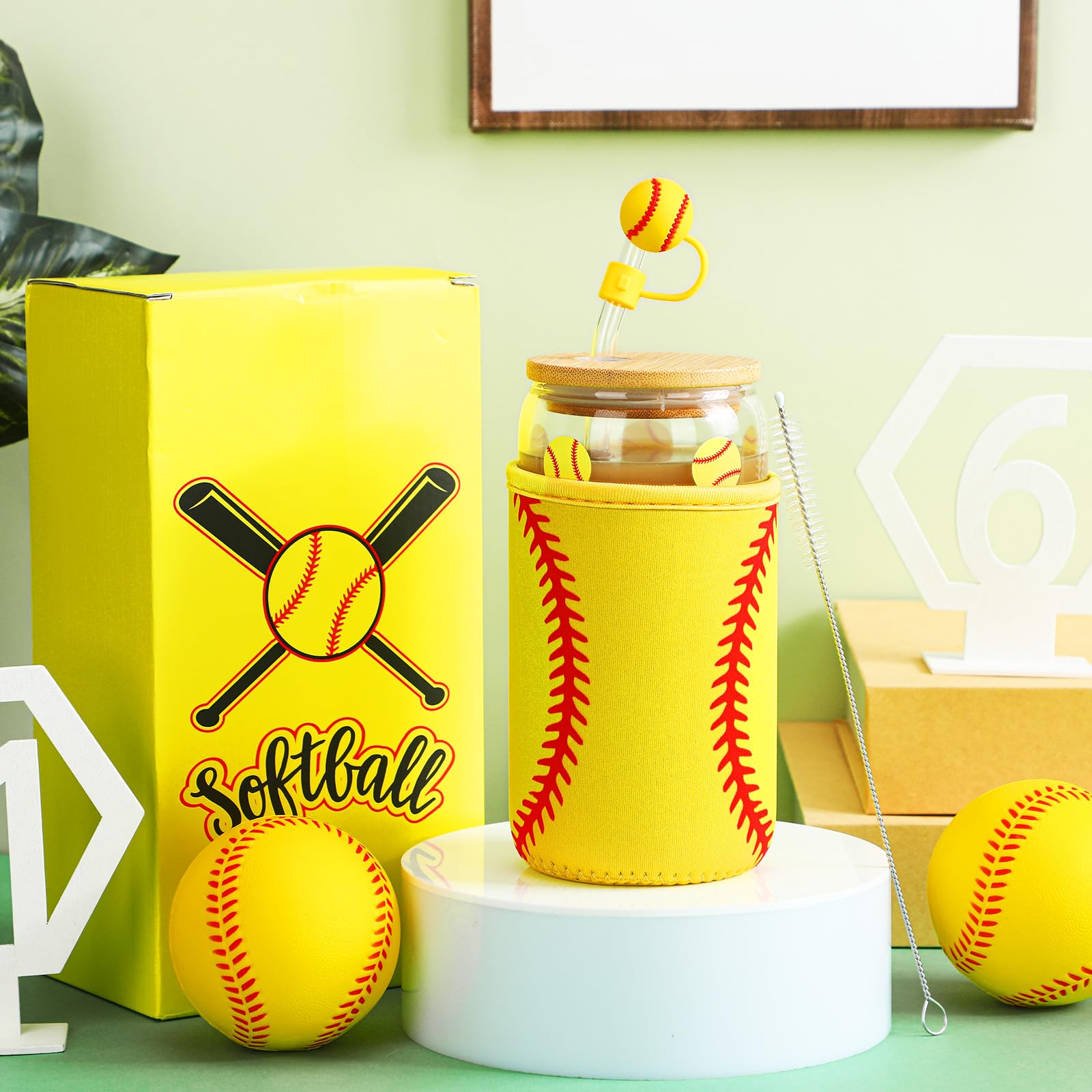 Caja regalo Softbol Reallnaive lista para presentar.