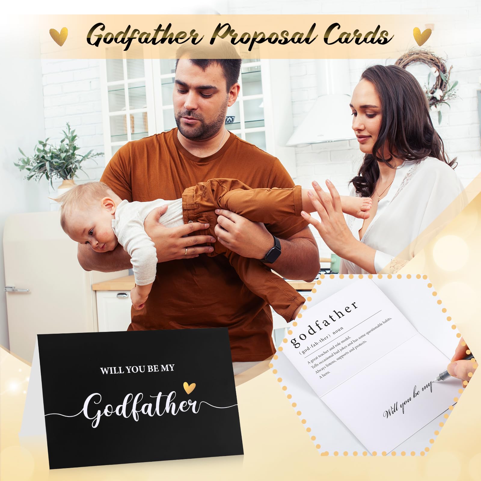 Calcetines de regalo Reallnaive para padrino, confortables para el día a día