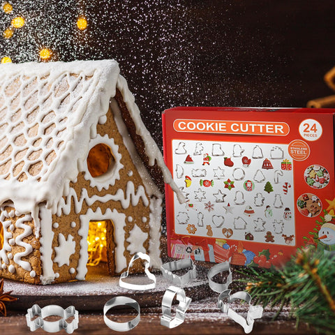 Reallnaive cortadores muñeco nieve para galletas, ideal para decoraciones temáticas.