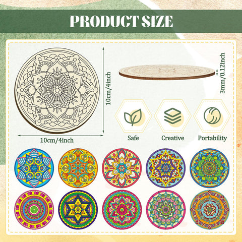 Reallnaive: marcadores de 24 colores para colorear mandalas.