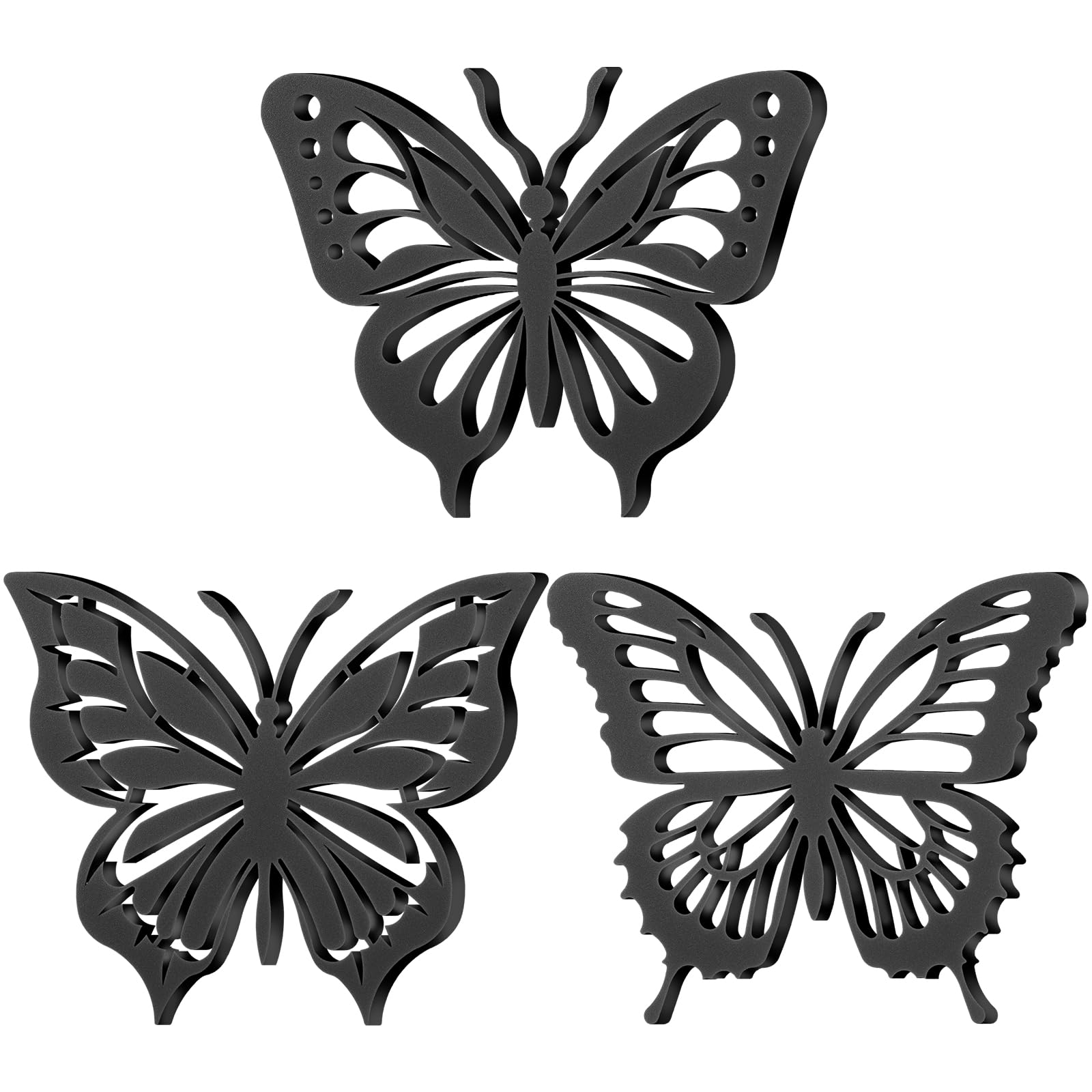 Reallnaive mariposa trivete de hierro de 20 cm para proteger superficies calientes.