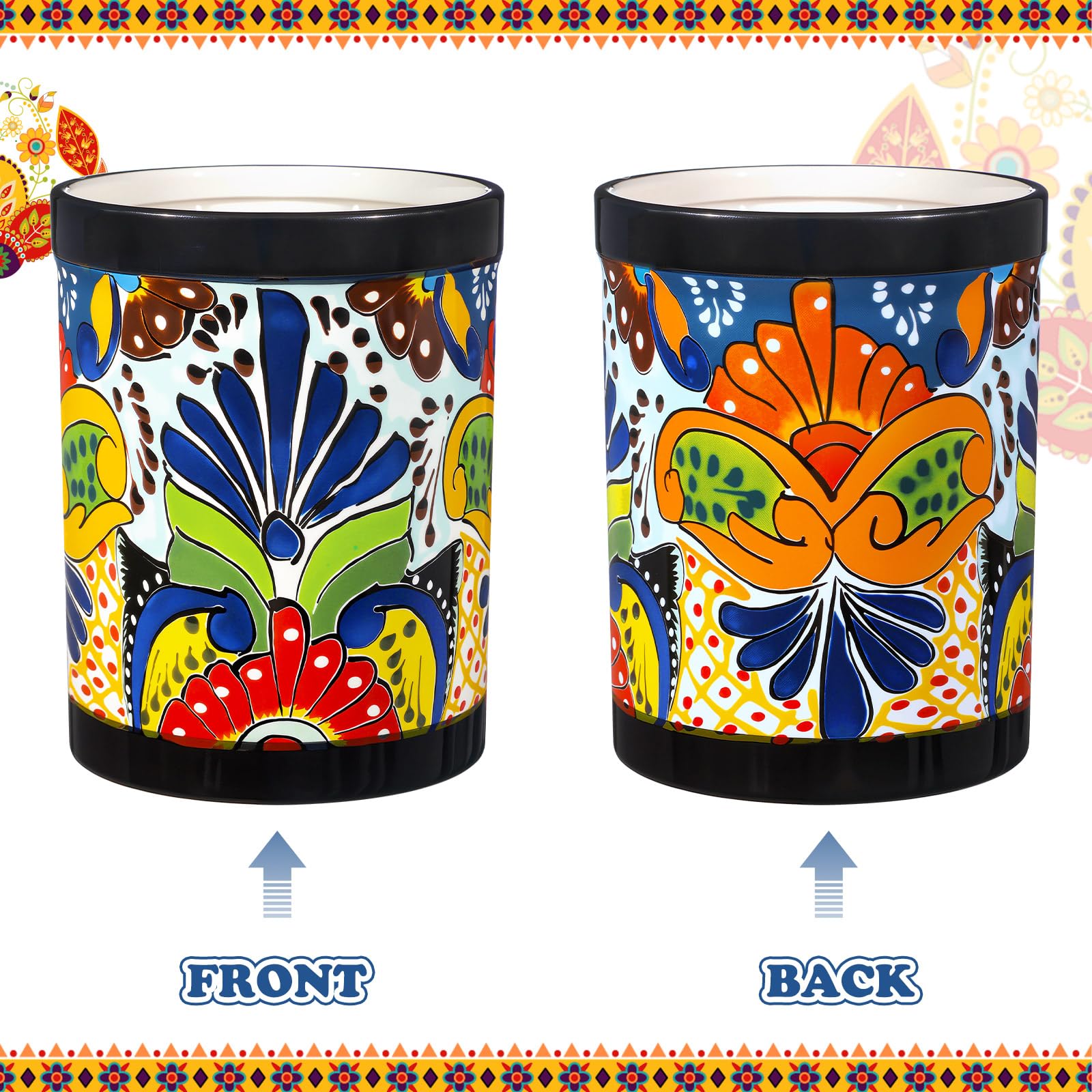 Reallnaive Talavera ceramica diseno cocina, ejemplo de diseño mexicano