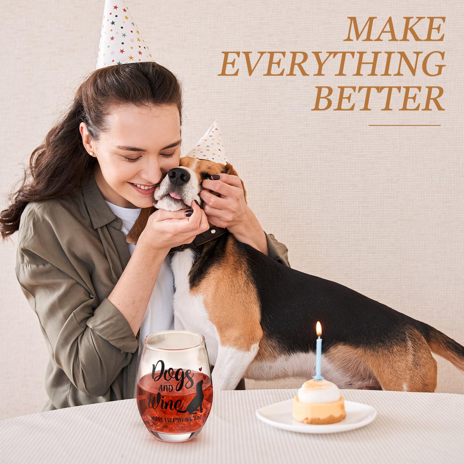 Reallnaive: uso versátil para fiestas o cumpleaños de amantes de perros.
