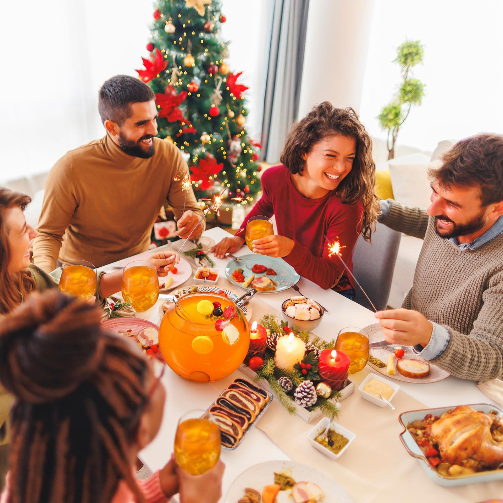 Uso para fiestas y cenas familiares con estilo
