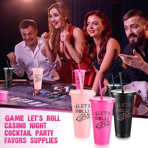 Vasos reutilizables de Reallnaive para fiestas femeninas bien coordinadas.