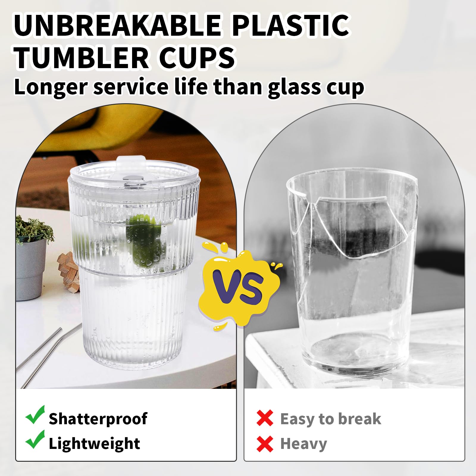 RÉΑLWÁY pajillas de acero inoxidable de 4 unidades, reutilizables y duraderas.