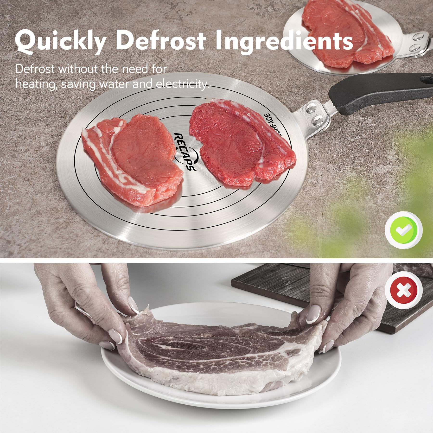 Difusor duradero de acero 304 para cocina diaria.